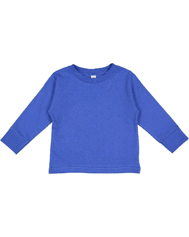 High-end Design Rabbit Skins Toddler Long Sleeve T-Shirt | Royal