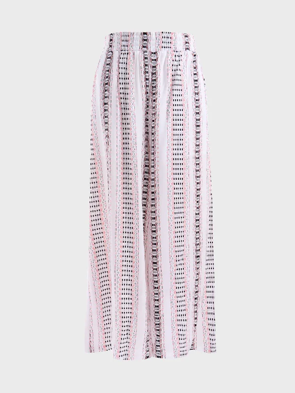 Fashion Must-have Midsize Boho Wide Leg Casual Pants