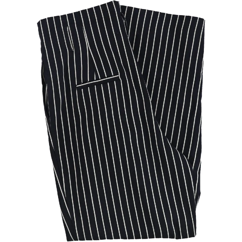 Exquisite Design Rachel Roy Womens Striped Casual Trouser Pants, Blue, 14