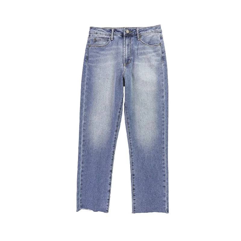 Preview New Products Articles of Society Womens High Rise Cropped Jeans, Blue, 26