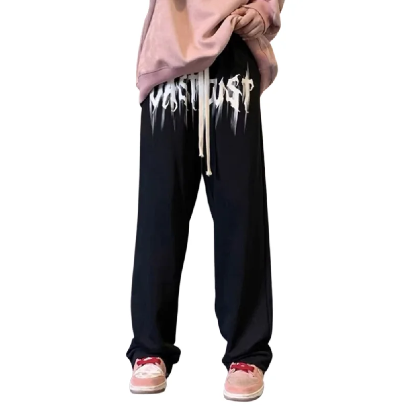 Must-have For Fashion Street Alphabet Personalized Graffiti Sweatpants