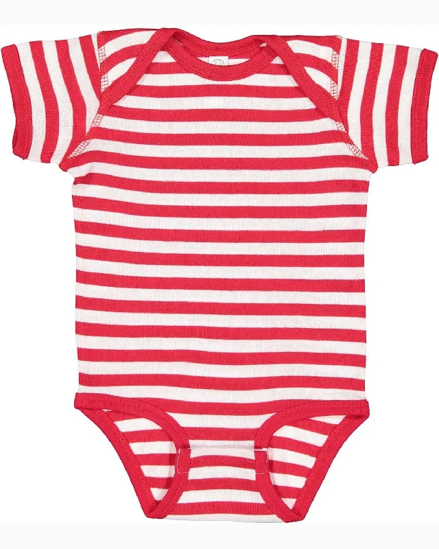 Leisure Sports Rabbit Skins Lap Shoulder Creeper | Red/ Wht Stripe