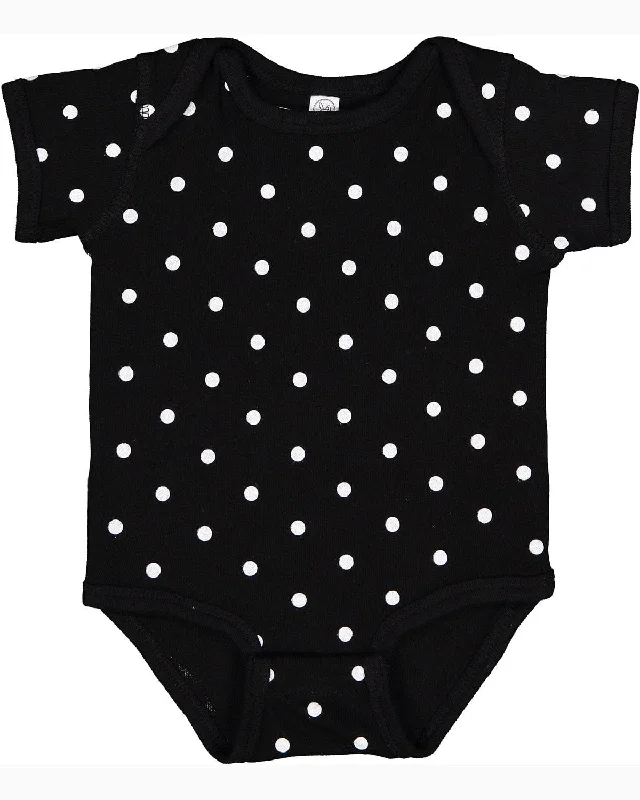 Energy Wear Rabbit Skins Lap Shoulder Creeper | Black/ White Dot