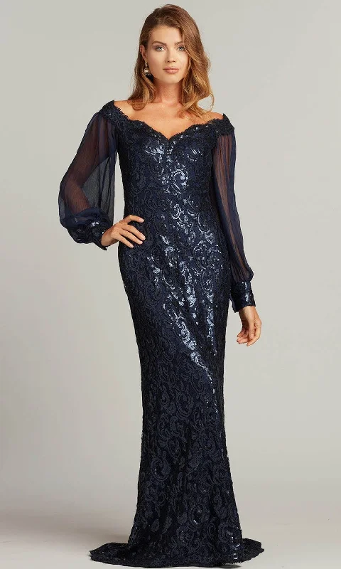 Embroidery Design Tadashi Shoji ARU17750L - Cassatt Sequin Gown