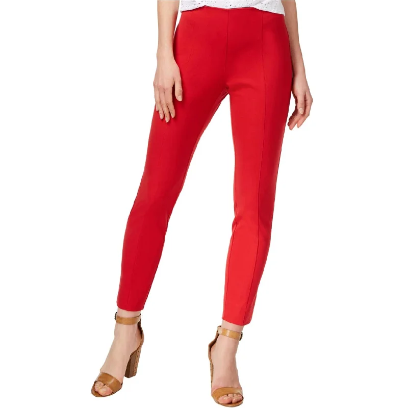 Simple Design maison Jules Womens Cotton Casual Trouser Pants, Red, XX-Small
