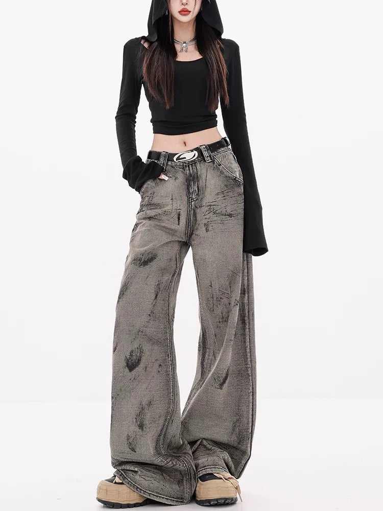 Quality Tailoring Women's Cotton Zipper Fly Closure Printed Pattern Casual Trousers