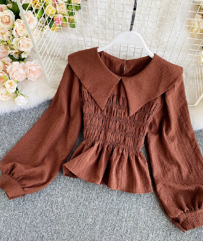 Fashion Pioneer Cute Long Sleeve Tops     S4391