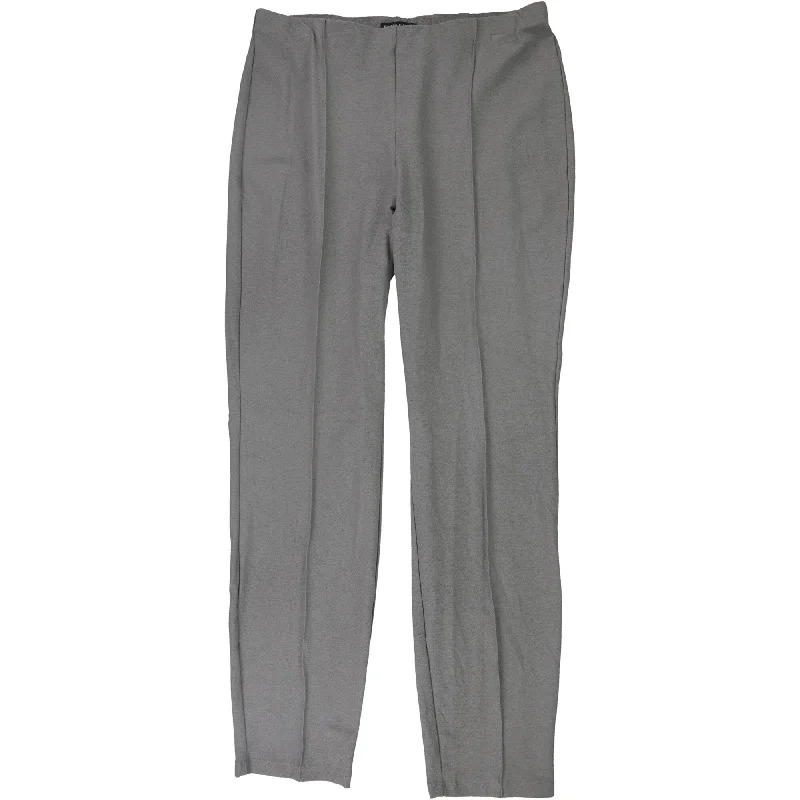 Leisure Sports Eileen Fisher Womens Crepe Casual Trouser Pants, Grey, Small
