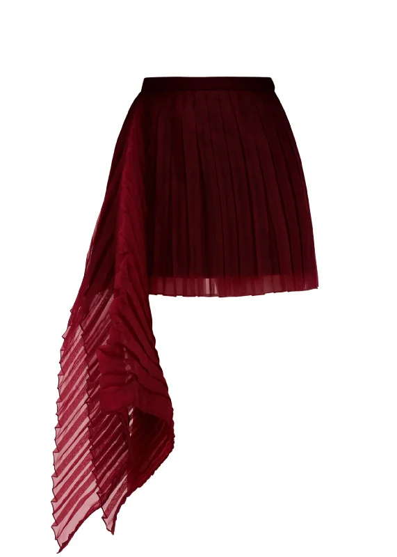 Classic Color IME SKIRT - WINE