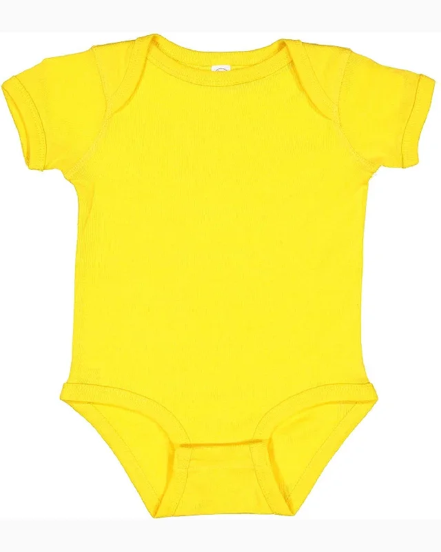 Sports Style Rabbit Skins Lap Shoulder Creeper | Yellow
