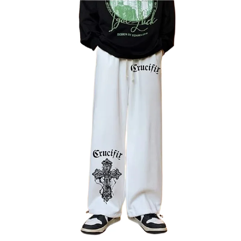 New Design American High Street Cross Sweatpants
