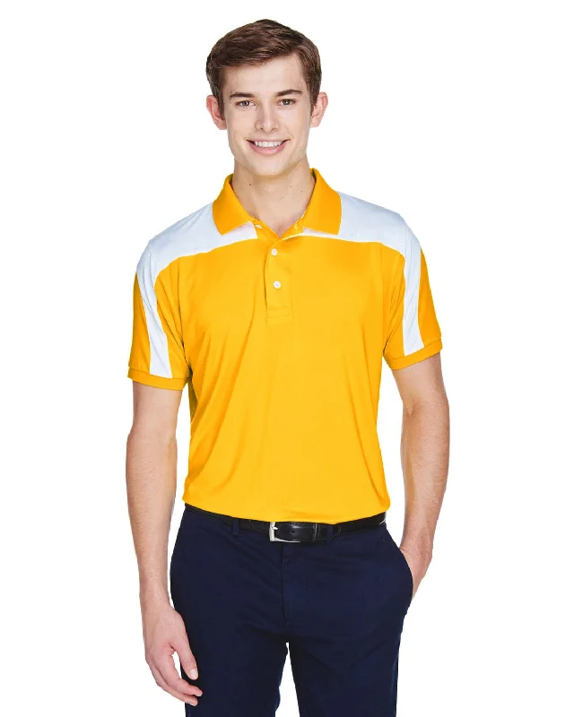 Minimal Classic Team 365 Mens Victor Performance Polo | Sp Athletic Gold