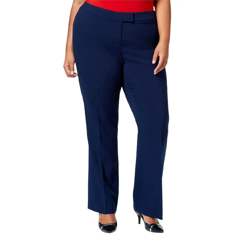 Fresh And Fashionable Anne Klein Womens Plus Size Dress Pants, Blue, 18W