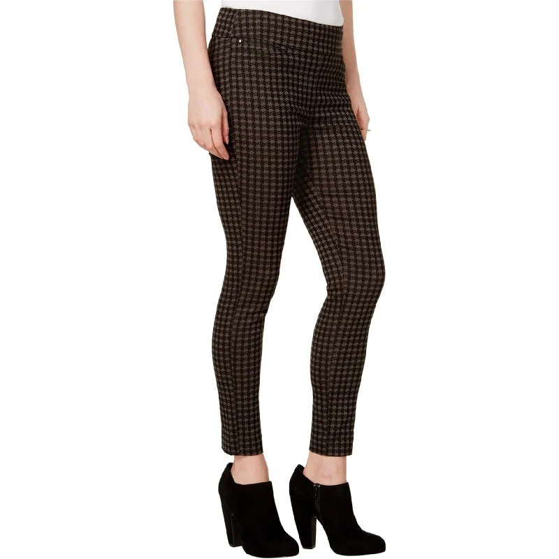 Basic Version maison Jules Womens Houndstooth Casual Trouser Pants, Green, XX-Large