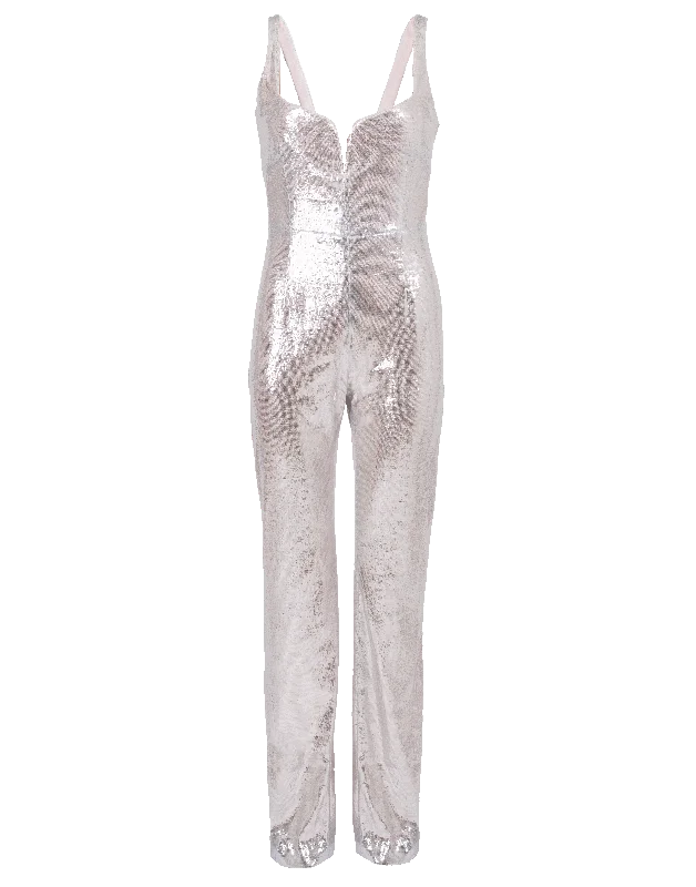 Fashion And Simplicity Galaxy Corset Jumpsuit