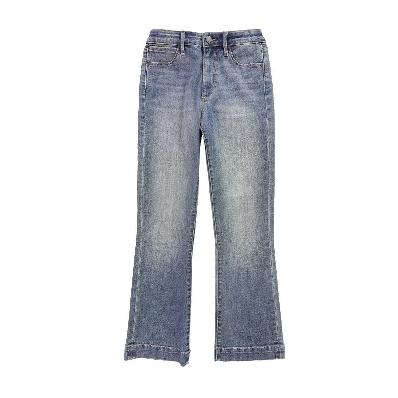 Youthful Vitality Articles of Society Womens High Waisted Boot Cut Jeans, Blue, 26