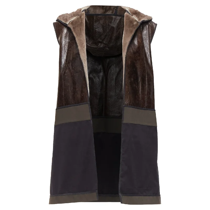 Personalized Outfit Marni Mink Gilet Reversible Textured Fur Hooded Vest