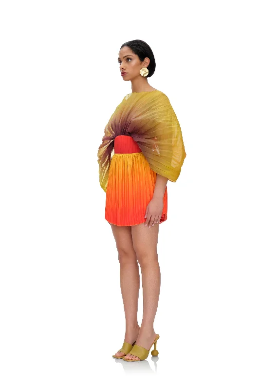 Personal Charm KATA PLEATED MINI SKIRT