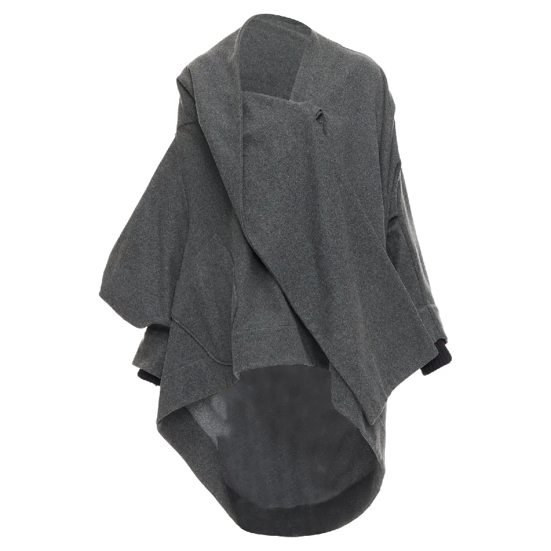 Comfortable Fashion Vivienne Westwood Red Label Wool Asymmetric Draped Coat