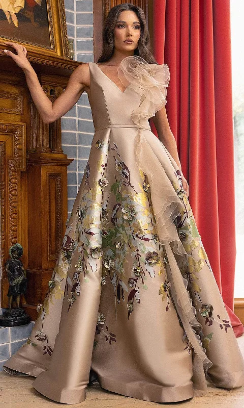 American Style Terani Couture 242M3369 - Sleeveless Fitted Bodice Prom Dress