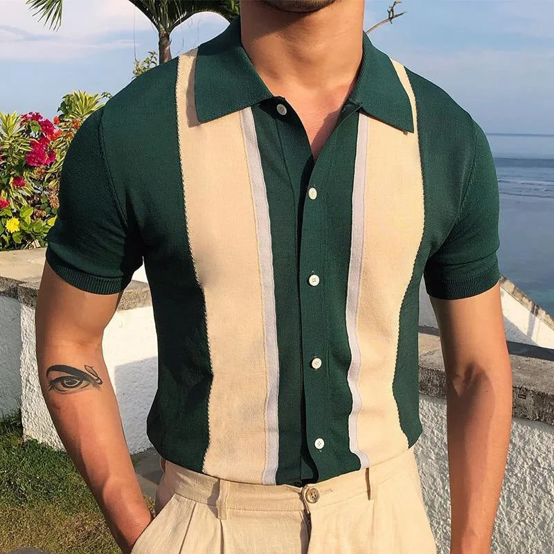 Trendy Items Green Summer Polo T Shirts for Men