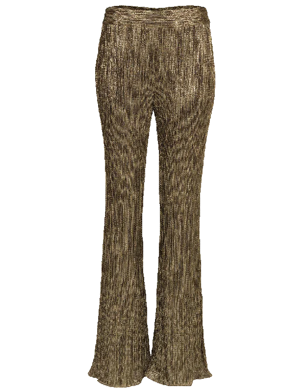 Versatile Itinerary Metallic Jersey Trouser