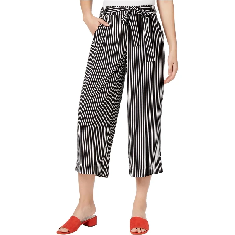 Luxury Classic maison Jules Womens Tie-Front Culotte Pants, Black, 14