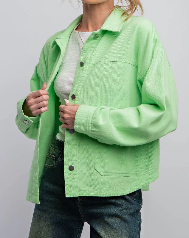 Classic Series Caught My Eye Jacket In Green