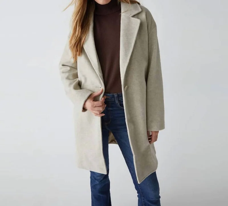 Celebrity Picks Ada Coat In Oatmeal