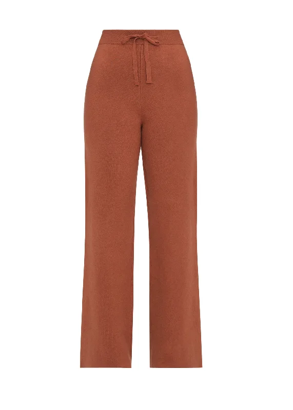 Fashion Classic ALLY KNIT PANTS - PUMPKIN