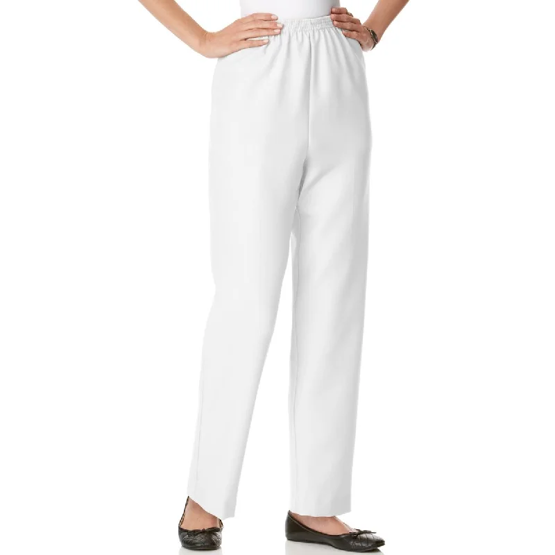 Personalized Outfit Alfred Dunner Womens Petites Classic Fit Elastic Waist Casual Pants
