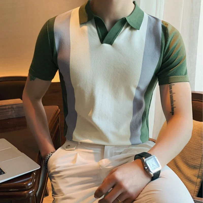High-end Customization Summer Business Men Polo T Shirts