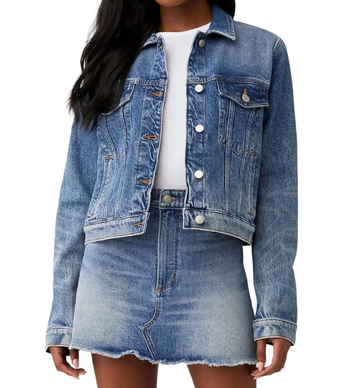 Fashion And Simplicity Committed To Fit Jacket In Indigo734