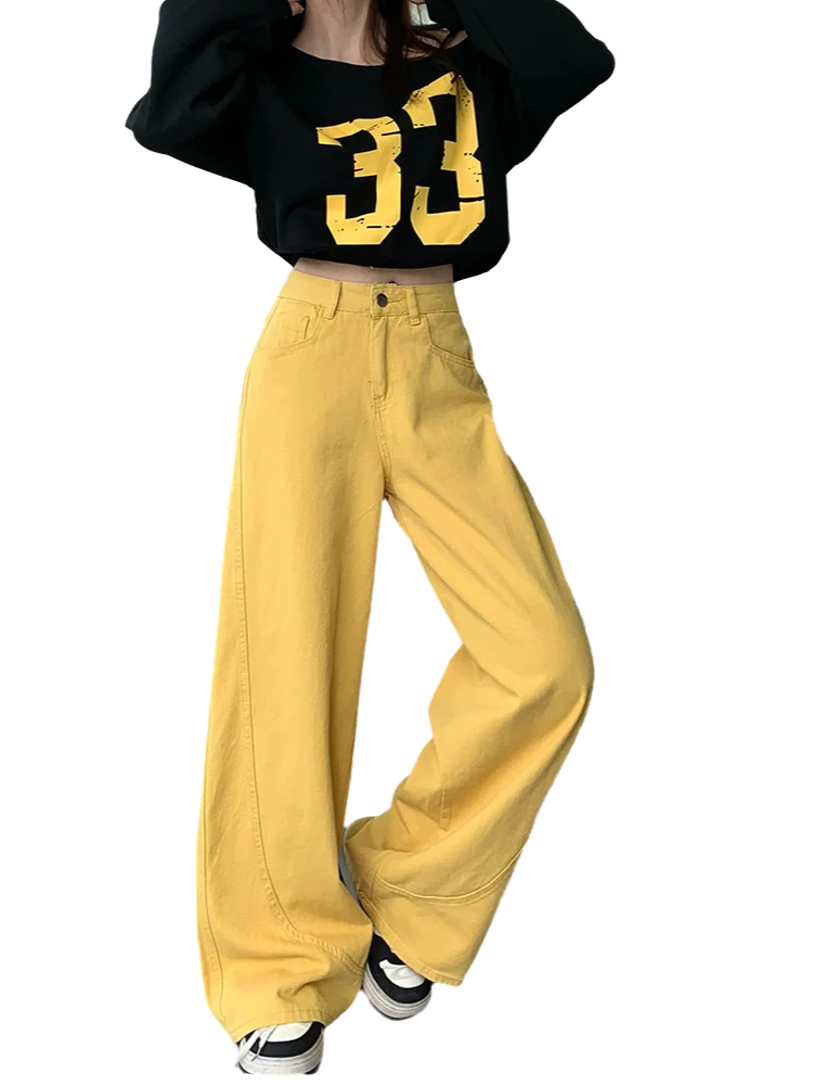 Luxury Customization Women's Cotton High Waist Zipper Fly Closure Casual Trousers