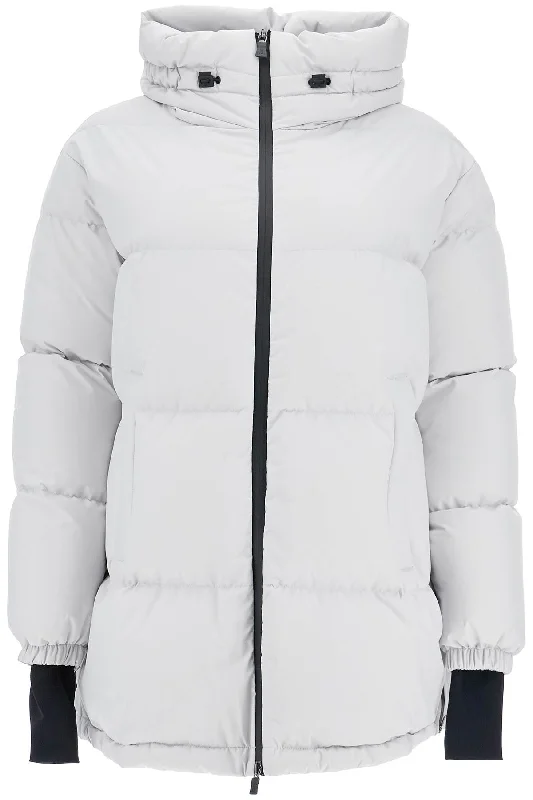 Basic Version Herno Laminar Women's Long Down Jacket In Gore-Tex In