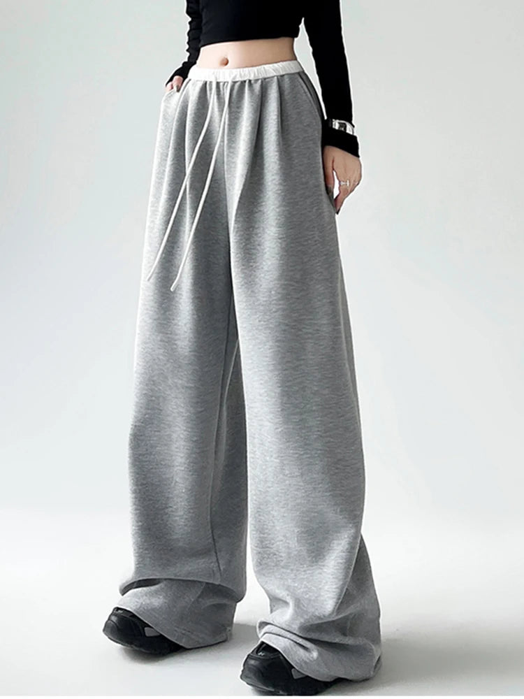 Classic Choice Women's Polyester Elastic Closure Mid Waist Casual Wear Trousers