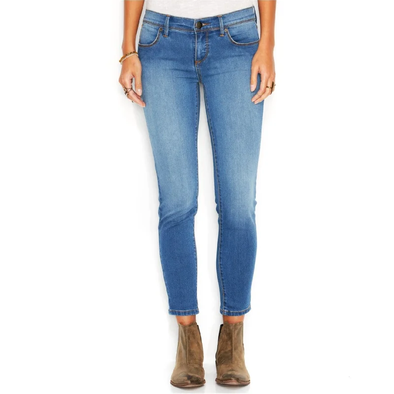 Luxury Classic Free People Womens Roller Crop Skinny Fit Jeans, Blue, 27