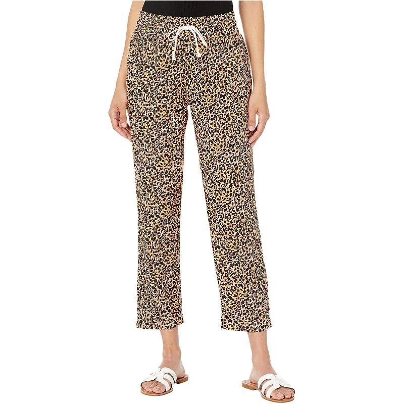 Fashionable Prints Hurley Womens Easy Rolled Cuff Casual Trouser Pants, Multicoloured, Large