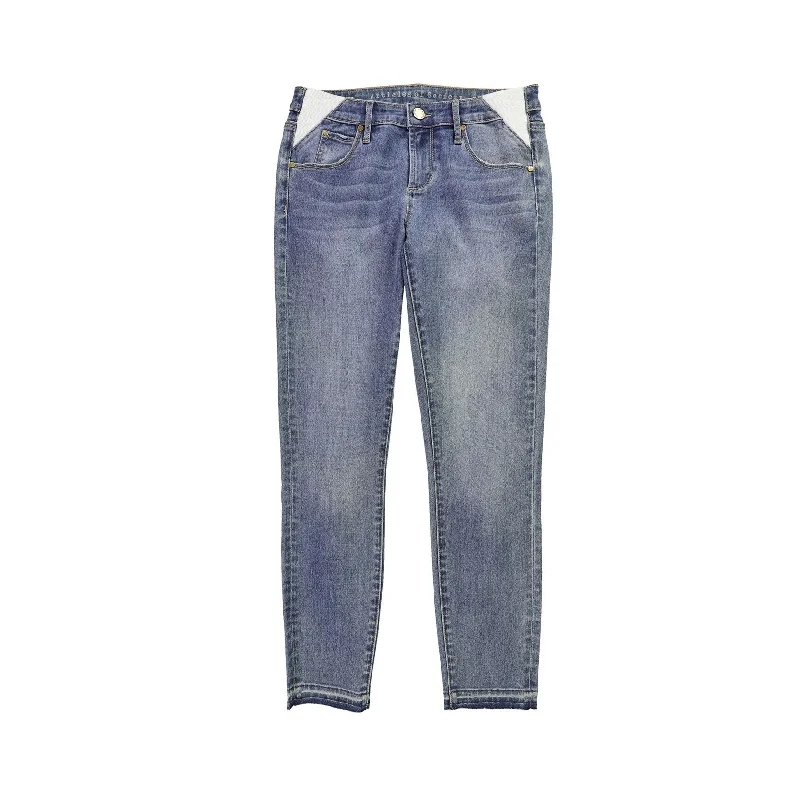 Refreshing Design Articles of Society Womens Maternity Skinny Fit Jeans, Blue, 26