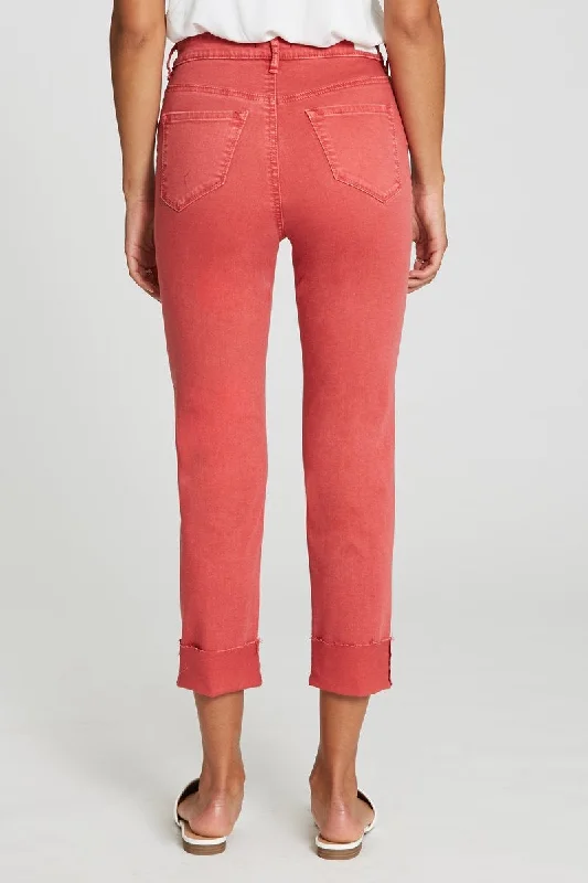 Fashionable Items DEAR JOHN BLAIRE CUFFED SLIM STRAIGHT CAMELIA ROSE