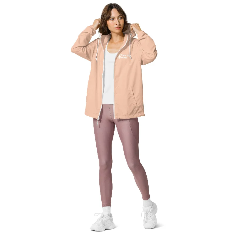 Blush/White Zipper