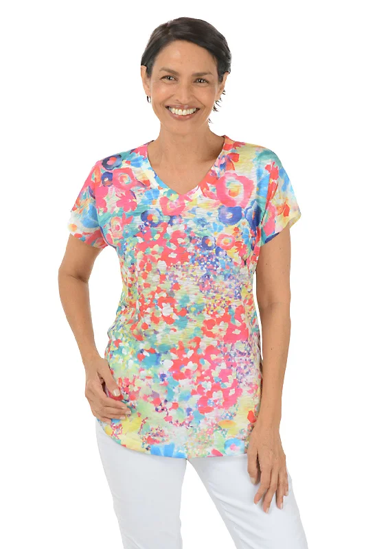 Minimal Classic Meadows Short Sleeve Slub Knit Top