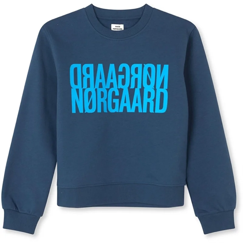 Sweet Breath Mads Nørgaard Organic Sweat Talinka Sweatshirt Sargasso Sea