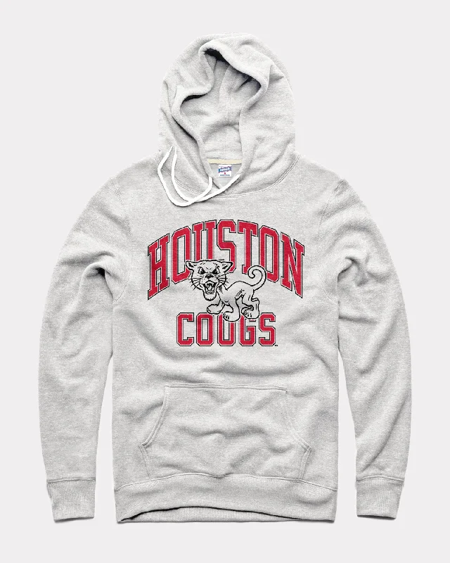 Personalized Series Houston Arch Coogs Ash Grey Hoodie