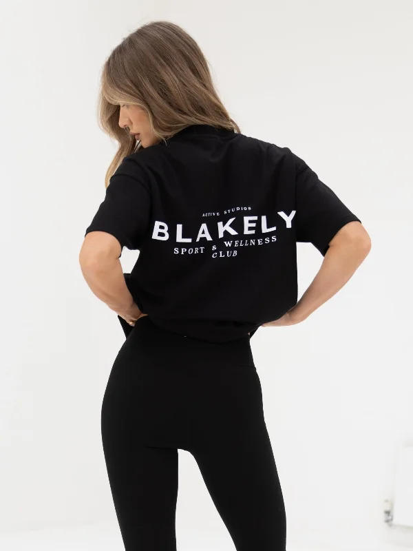 Dressing Tips Active Studios Oversized T-Shirt - Black