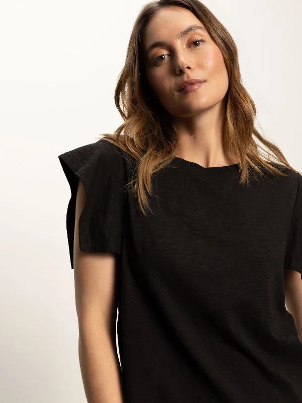 Summer Selection Relaxed Muscle Tee Black