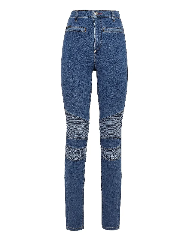 Trendy Items Denim  High Waist Biker Iconic Plein