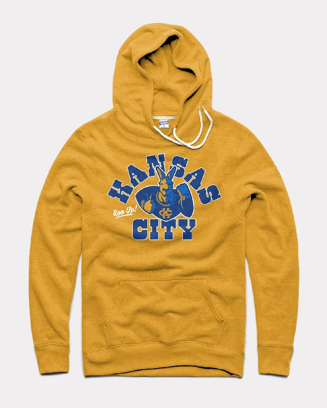 Personalized Outfit UMKC Kangaroos Gold Hoodie