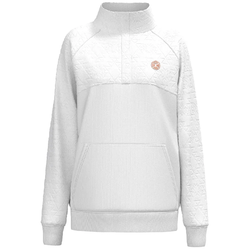 European Plan "The Prime 1/4 Zip" White/Aztec Pullover