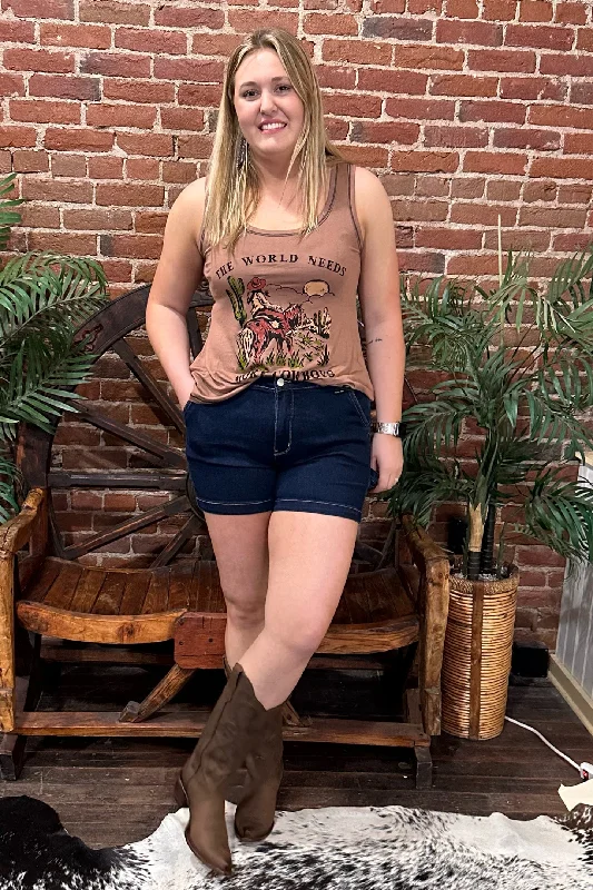 Youthful Vitality Midrise Classic Carpenter Shorts by Judy Blue